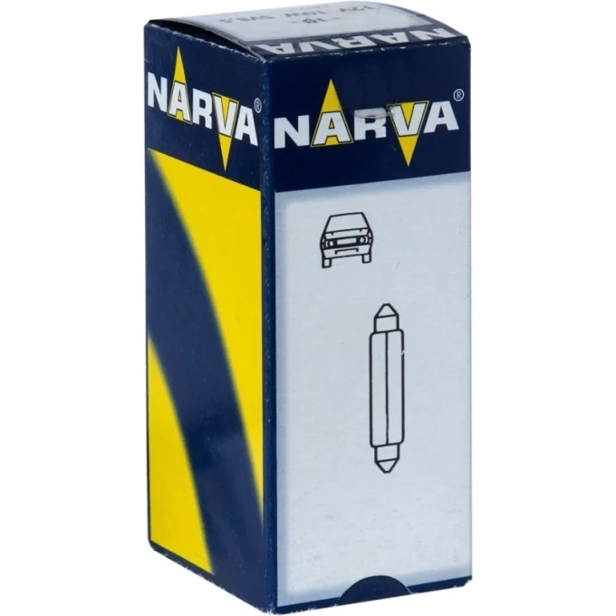 Лампа NARVA FESTOON LAMPS 12V C10W 10W SV8.5 41мм двухцокольная 58223103 Лампа NARVA FESTOON LAMPS 12V C10W 10W SV8.5 41мм двухцокольная 58223103