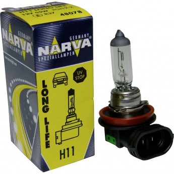Лампа NARVA LONG LIFE H11 PGJ19-2 12V 55W Лампа NARVA LONG LIFE H11 PGJ19-2 12V 55W