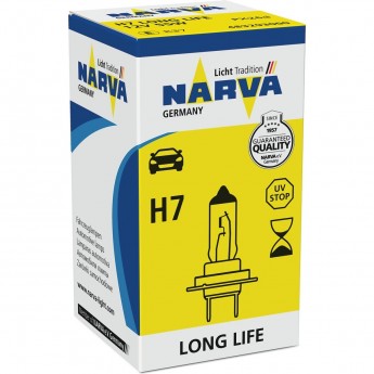 Лампа NARVA LONG LIFE H7 PX26D 55W 12V Лампа NARVA LONG LIFE H7 PX26D 55W 12V