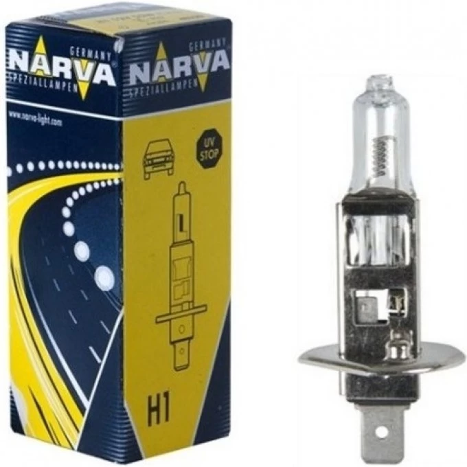 Лампа NARVA RALLYE H1 100 P14.5s 12V 32531074 Лампа NARVA RALLYE H1 100 P14.5s 12V 32531074