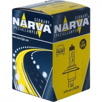 Лампа NARVA RALLYE H4 100 90 P43t-38 12V Лампа NARVA RALLYE H4 100 90 P43t-38 12V