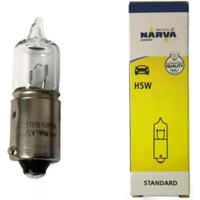 Лампа NARVA STANDARD H5W 12V BA9s 82570163 Лампа NARVA STANDARD H5W 12V BA9s 82570163